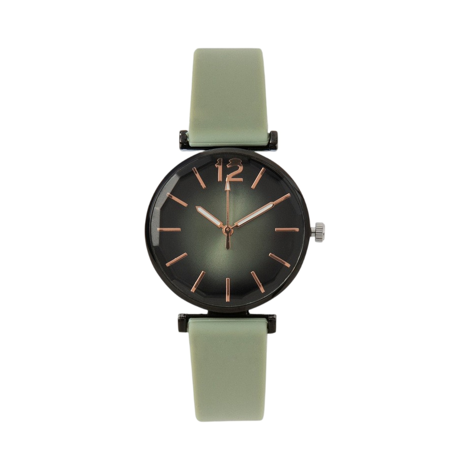 Silicone Band Women - Fashion Ladies Watch Sports Simple Black