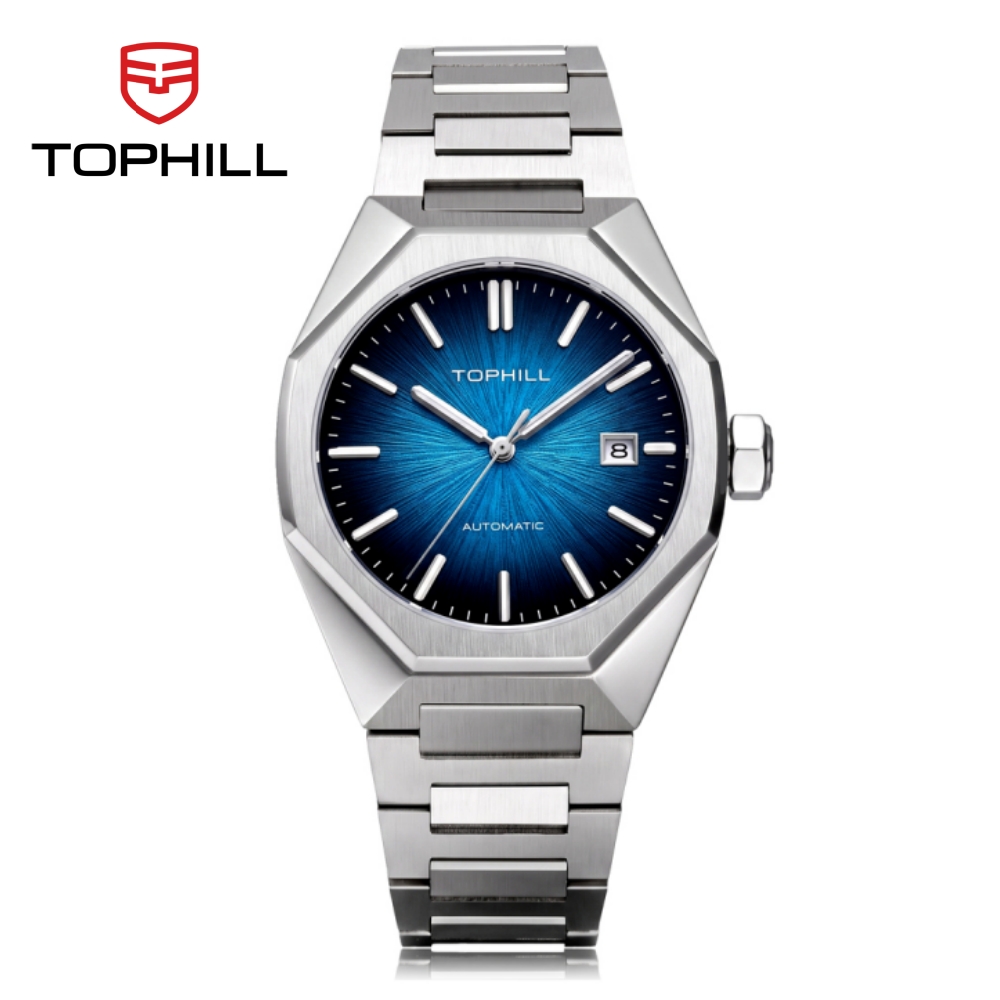 Butterfly Clasp Deployant - TOPHILL 39mm Miyota 8215 Mechanical Watches
