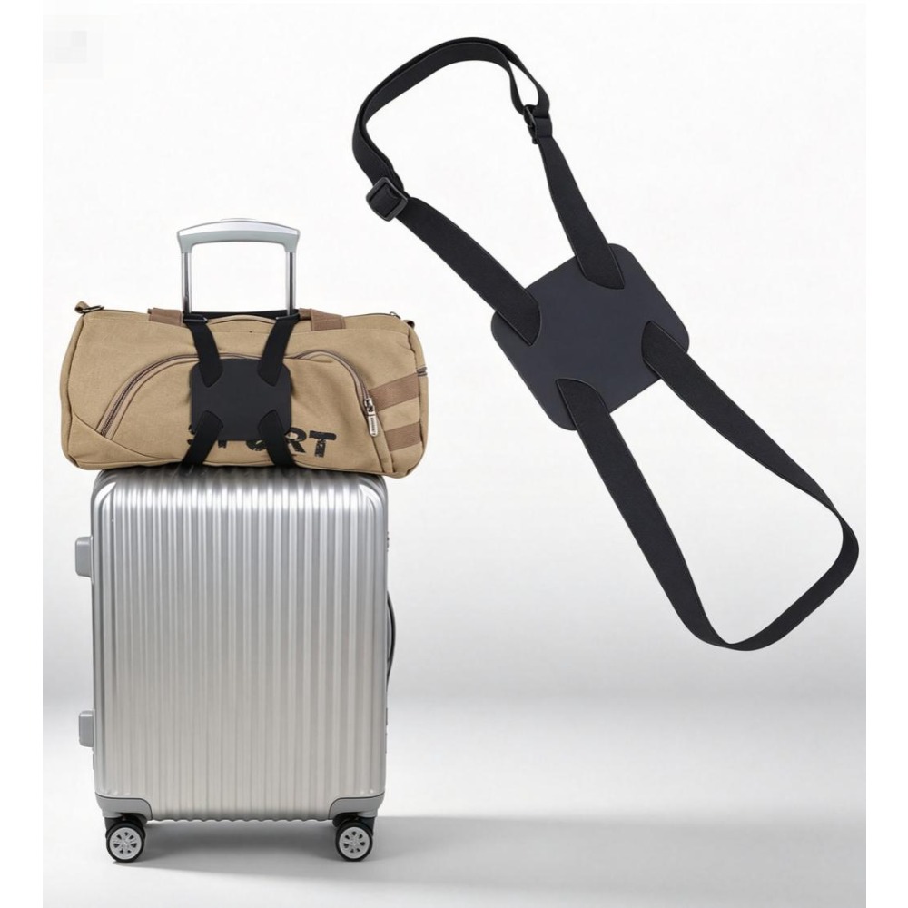 Black Adjustable Luggage Bunge - Leather Strap Quick Release 评论和价格