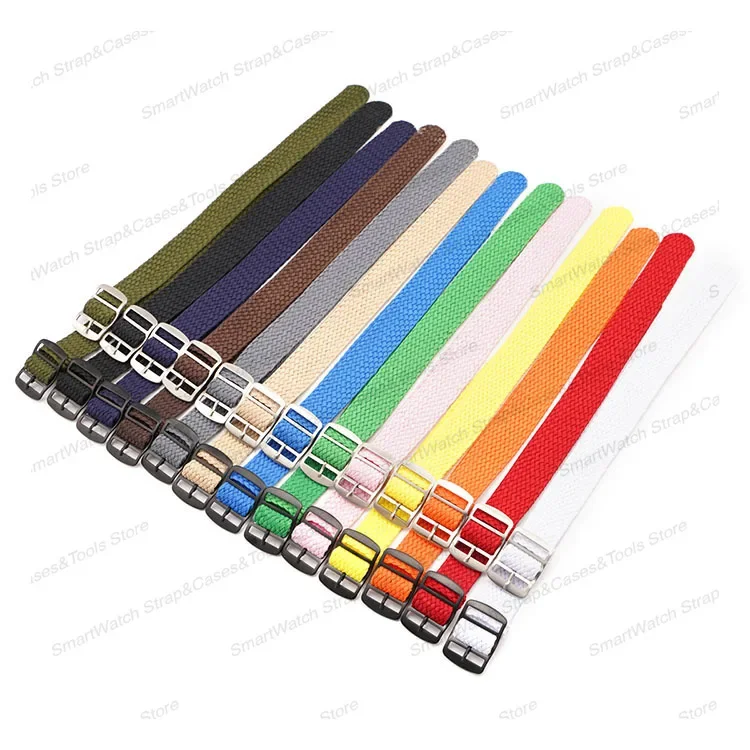 14mm 16mm 18mm 20mm 22mm Perlo - Perlon Strap Woven 评论和价格