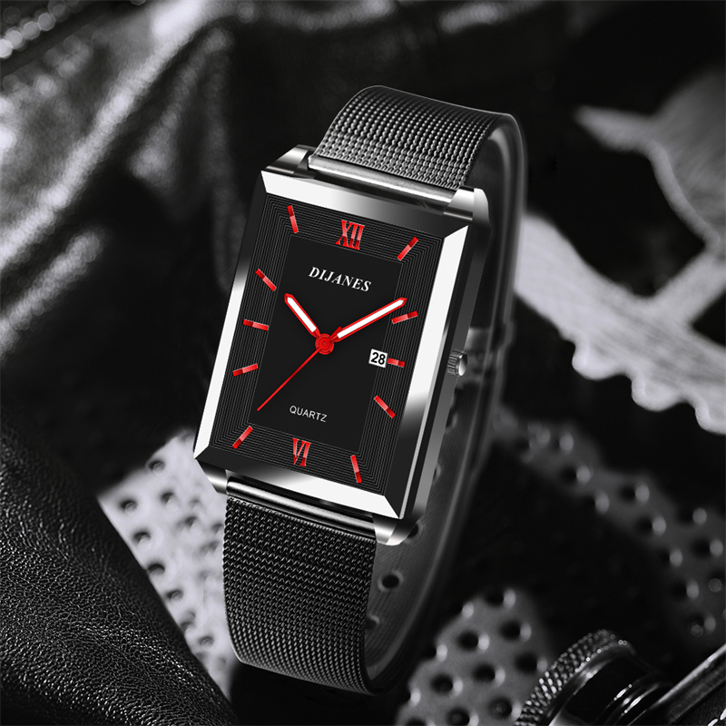 Men's Calendar Date Sport & Le - Leather Watch Band Men 评论和价格