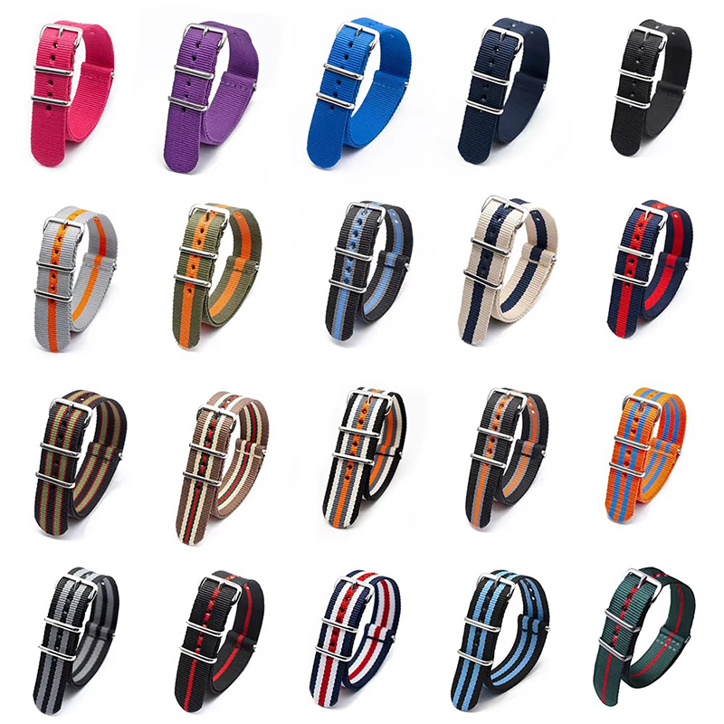 18/20/22/24mm Cambos Stripes S - Nato Strap Nylon 评论和价格