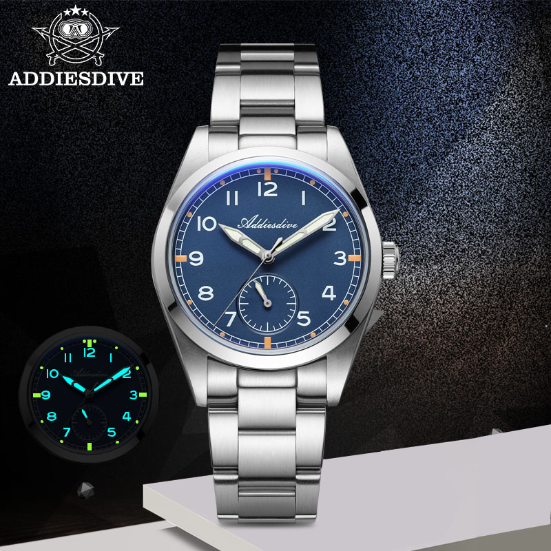 ADDIESDIVE 36mm Men's Quartz W - Stainless Bracelet Diver 评论和价格