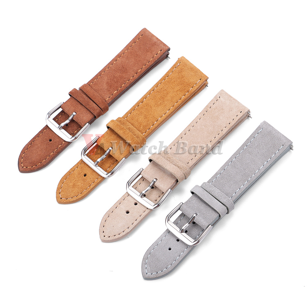 Suede Leather Watch Strap 18mm - Suede Strap Watch 评论和价格