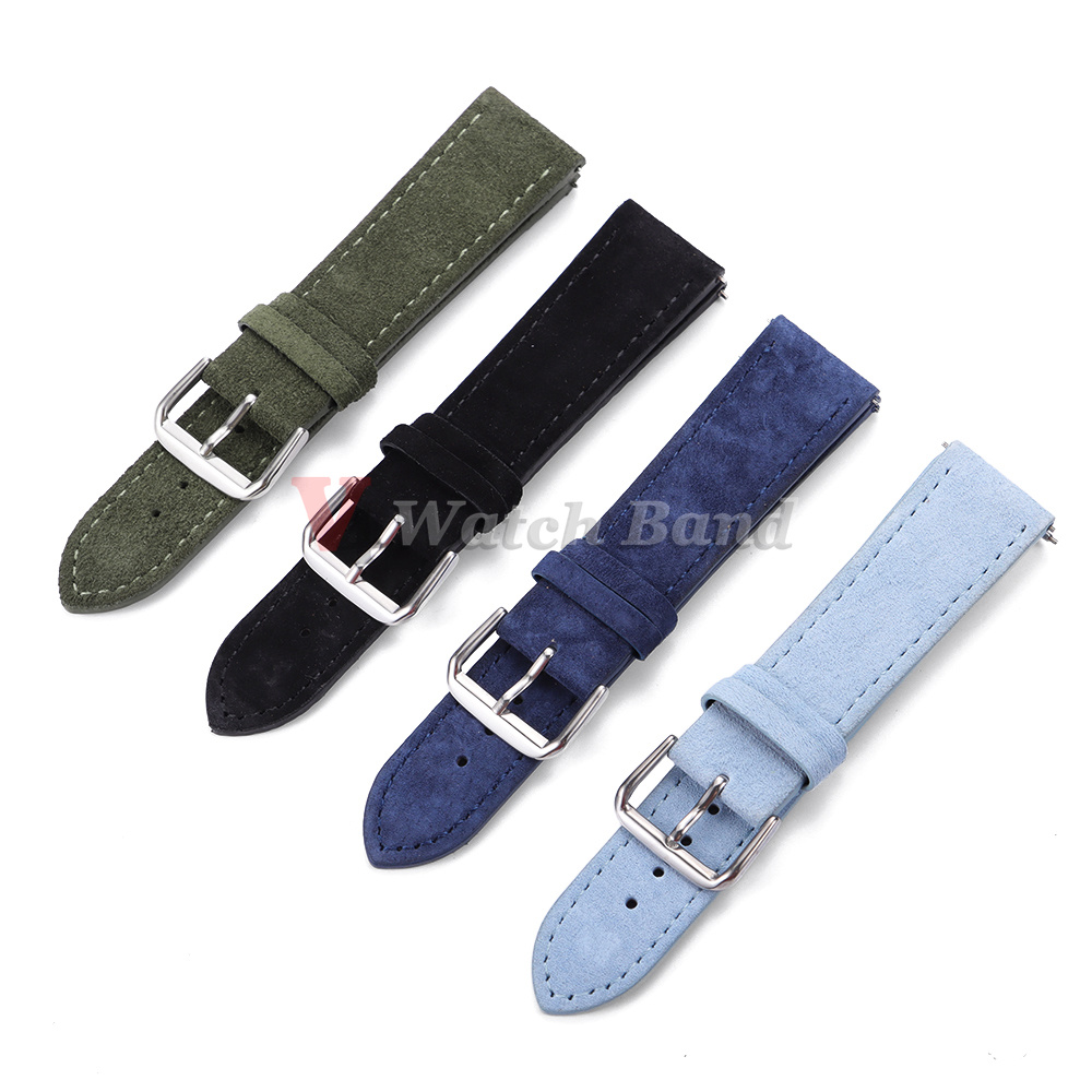Suede Leather Watch Strap 18mm - Suede Strap Watch 评论和价格