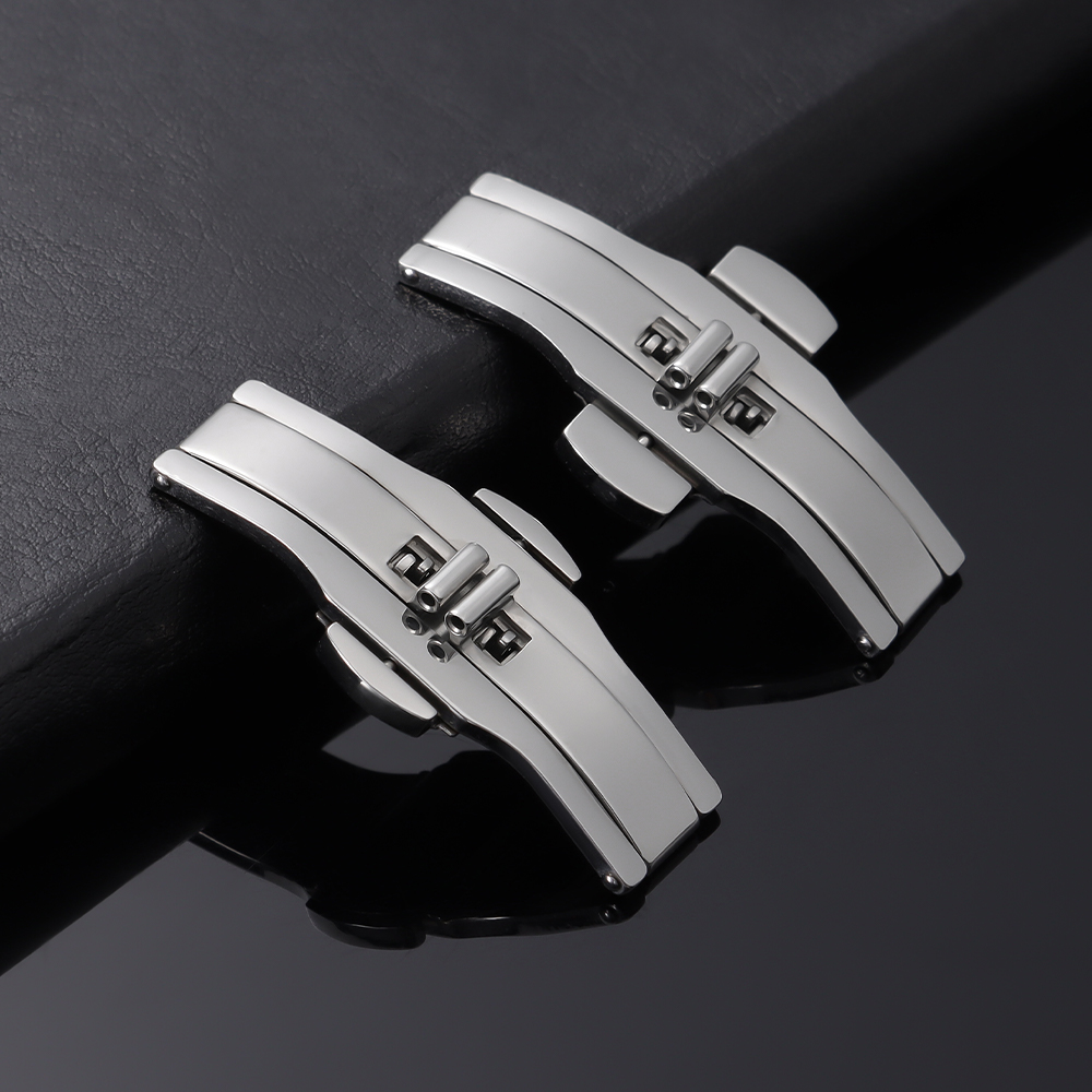 Watch Accessories Double Push  - Butterfly Clasp Deployant 评论和价格