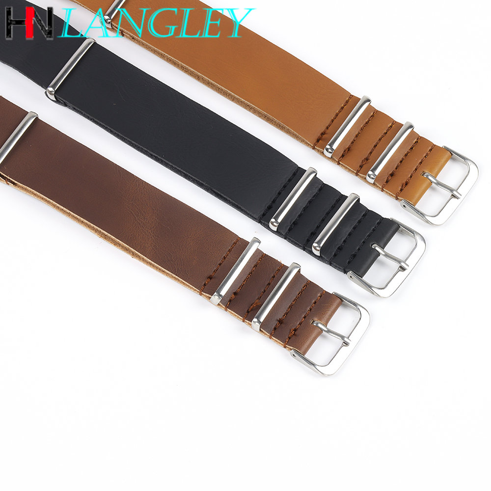 Ultra Thin Leather Watch Band  - Nato Strap Nylon 评论和价格