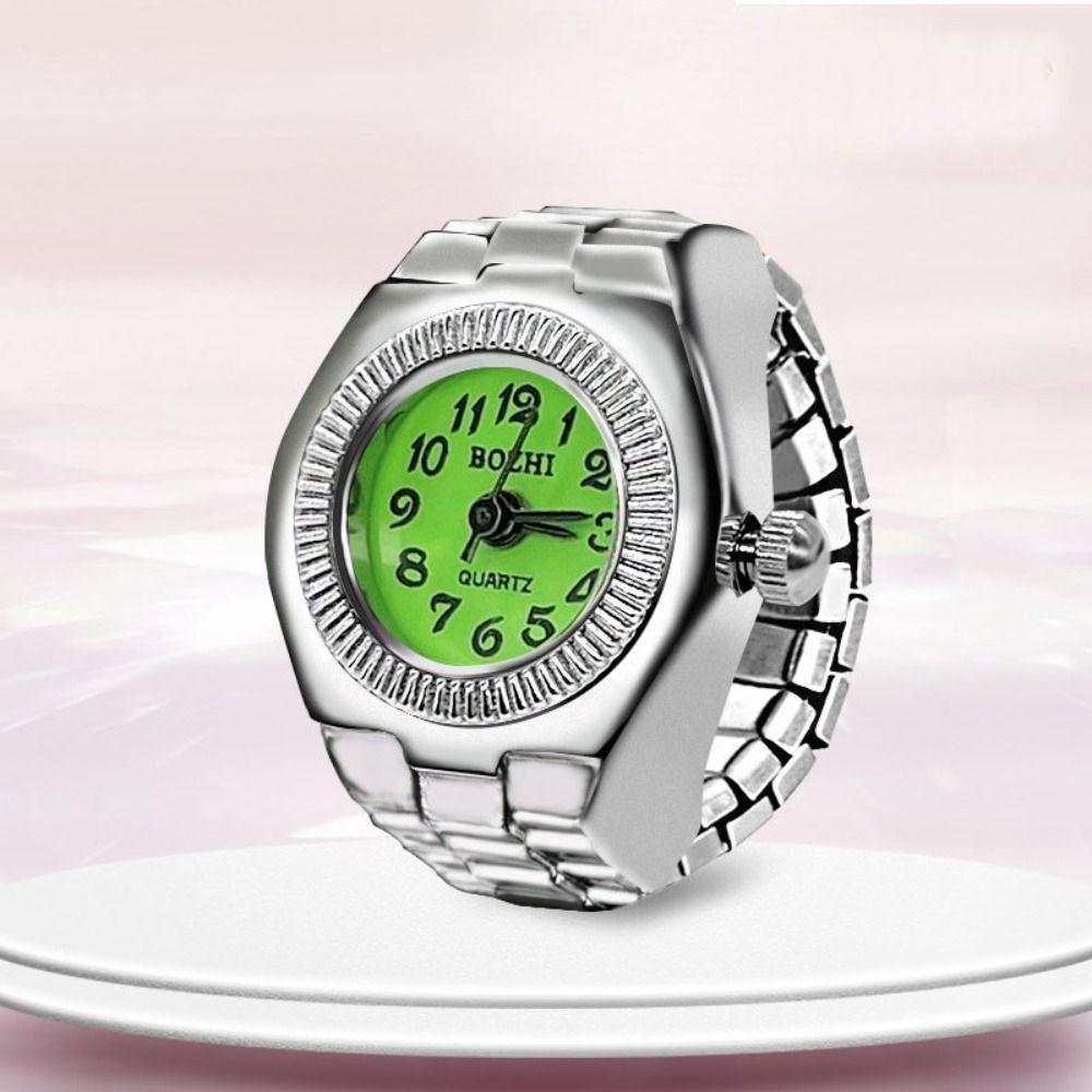 Punk Mini Finger Watch Rings A - Canvas Strap Watch 评论和价格