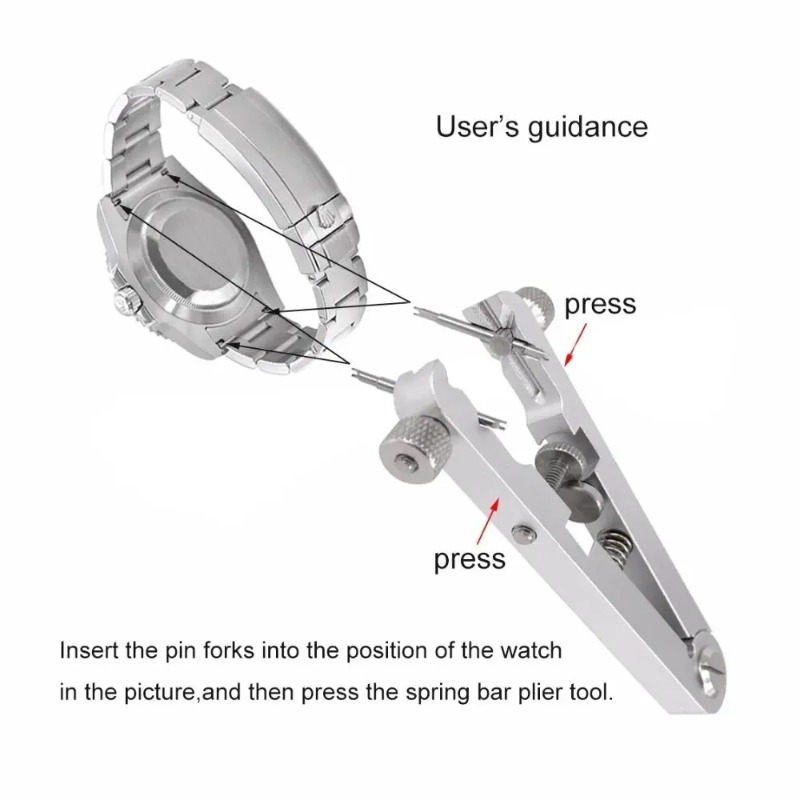 Aluminum Alloy Watch Band Remo - Spring Bar Tool Set 评论和价格