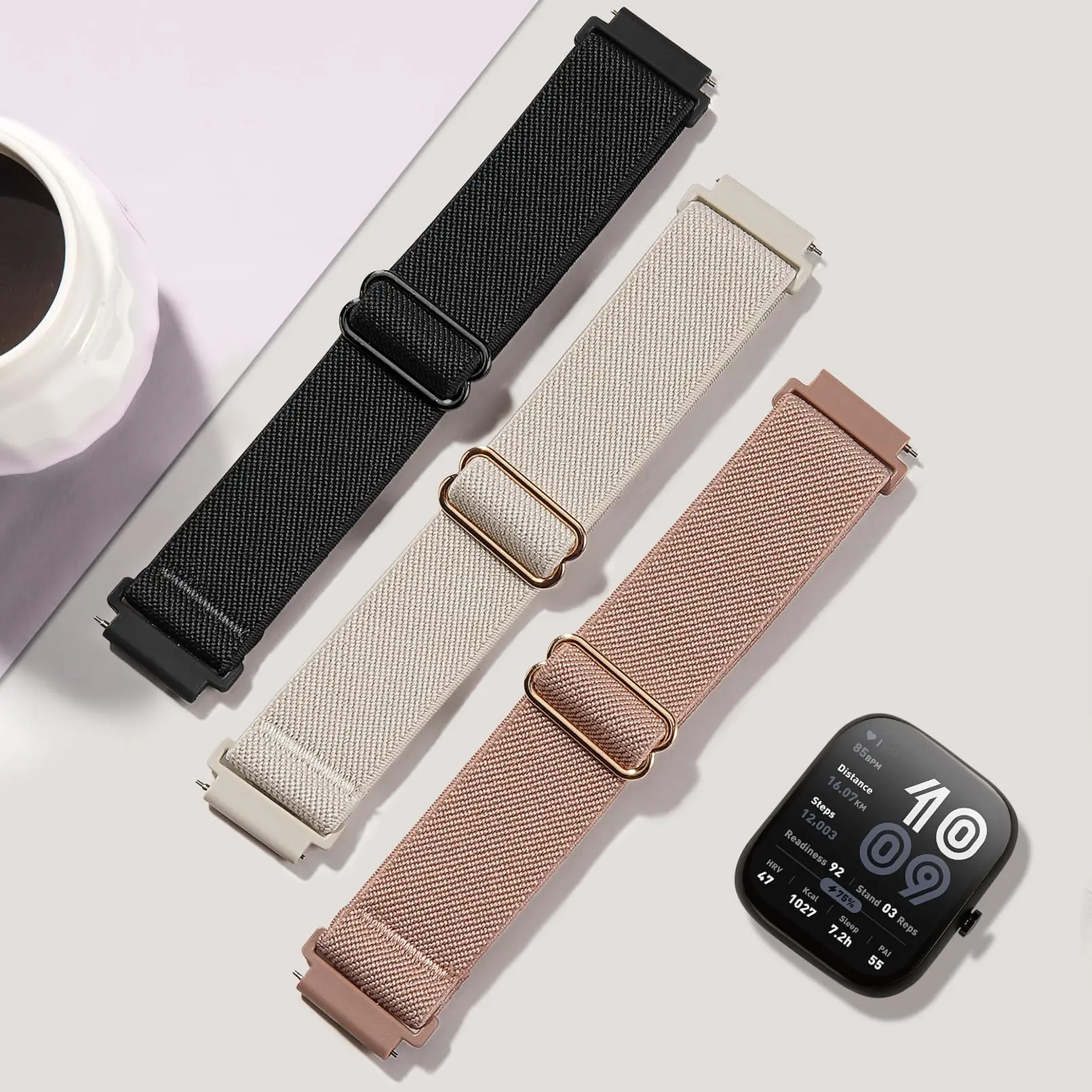 Elastic Nylon strap For Amazfi - Nato Strap Nylon 评论和价格