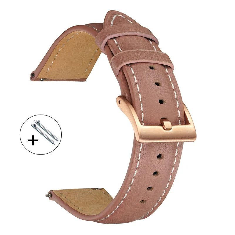 14mm 16mm 18mm 20mm 22mm Genui - Leather Strap Quick Release 评论和价格