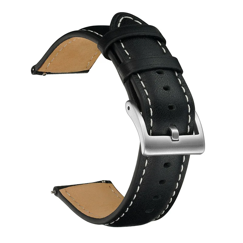 14mm 16mm 18mm 20mm 22mm Genui - Leather Strap Quick Release 评论和价格