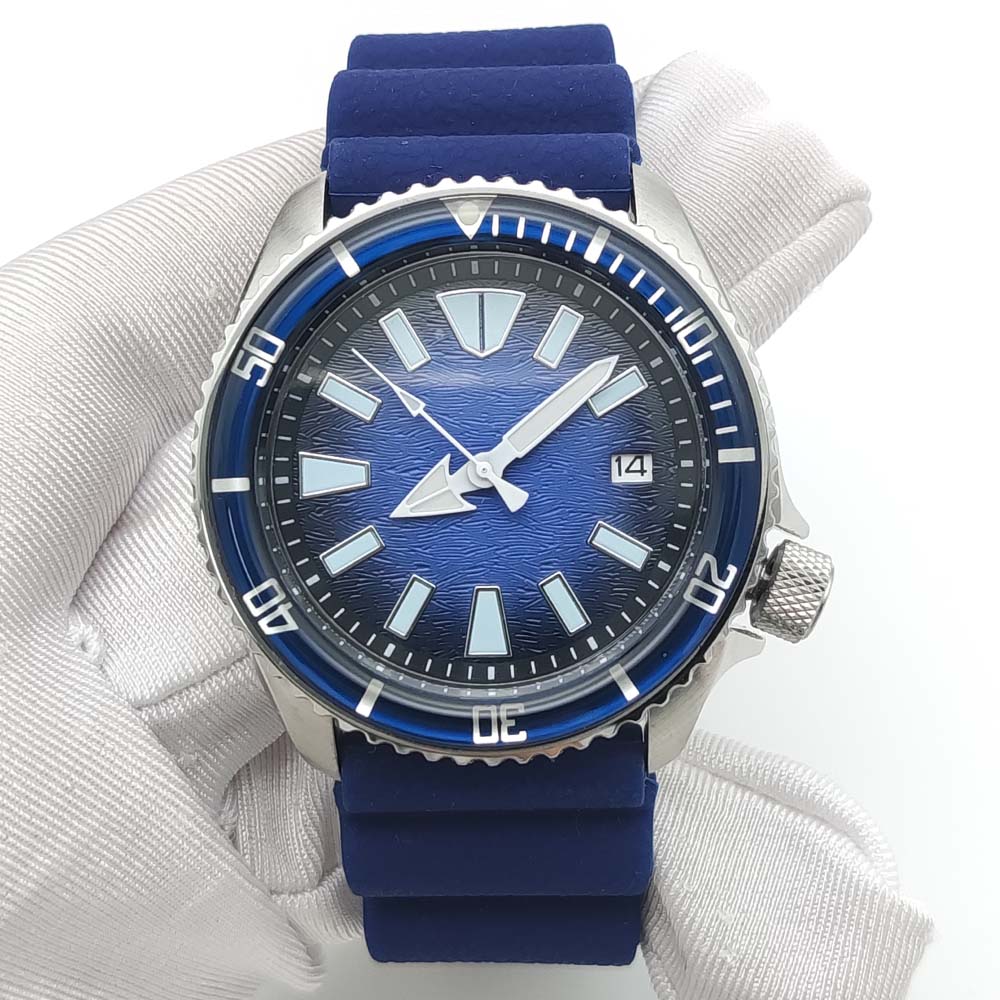 Business 41MM NH36 Automatic M - Rubber Strap Diver 评论和价格