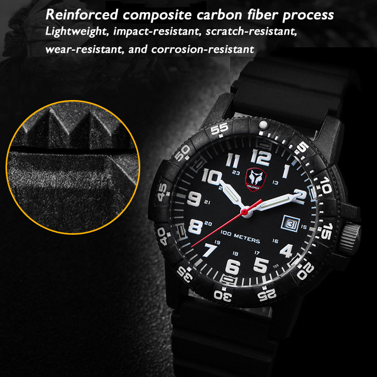 Hnlgnox Mens Pilot Watches Spo - Rubber Strap Diver 评论和价格