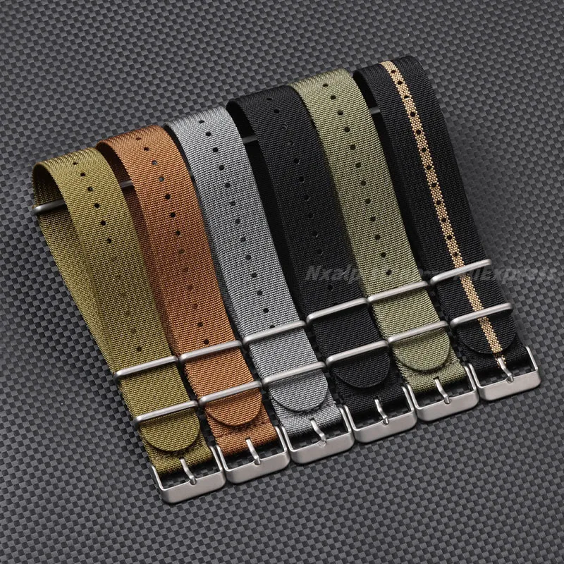 Ribbed Nylon Watch Strap 18mm  - Nato Strap Nylon 评论和价格