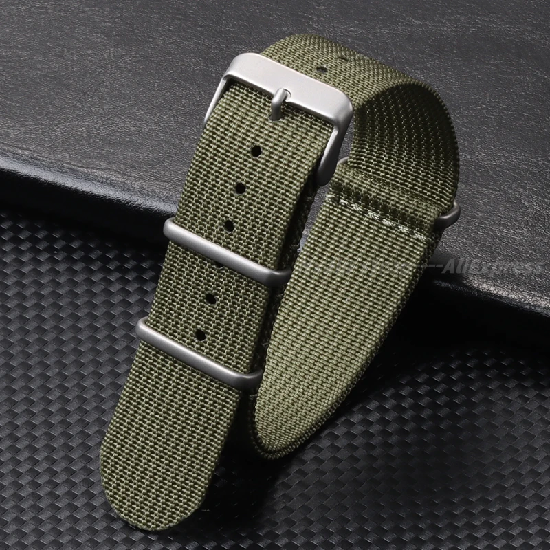 Ribbed Nylon Watch Strap 18mm  - Nato Strap Nylon 评论和价格