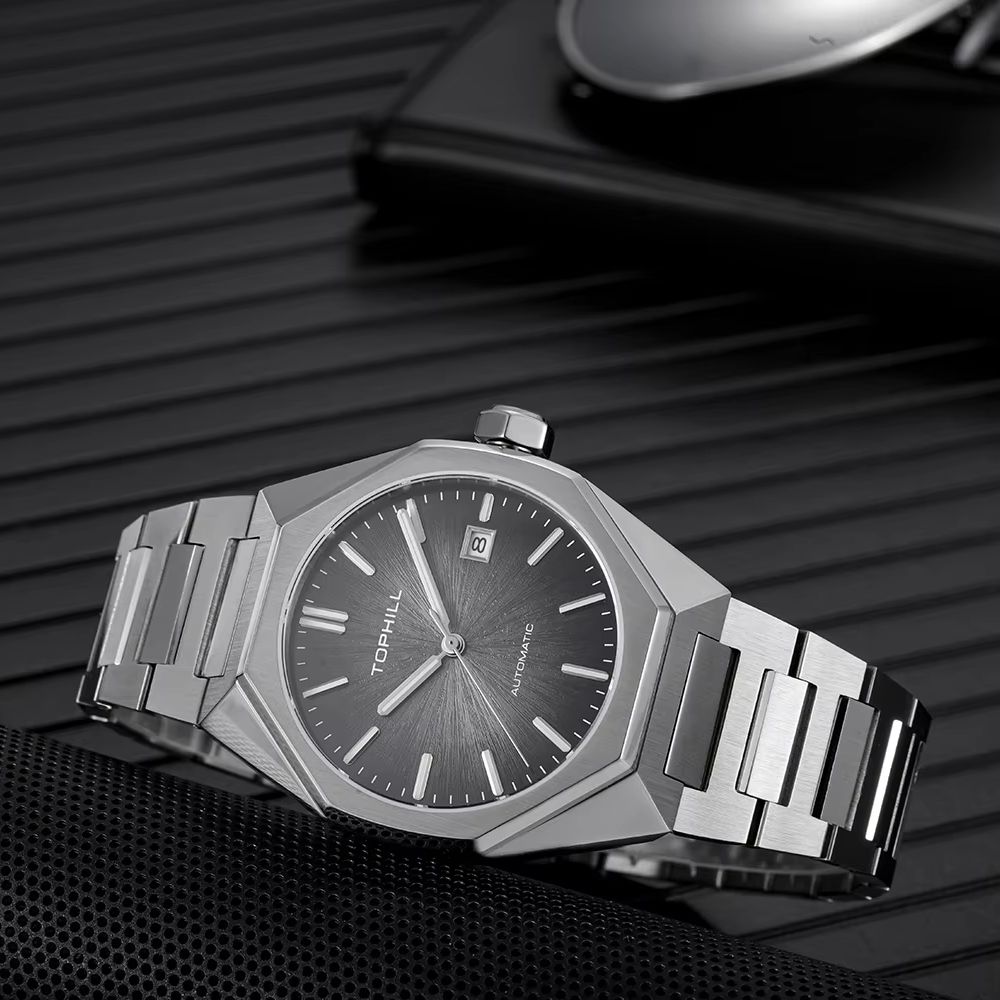 TOPHILL 39mm Miyota 8215 Mecha - Butterfly Clasp Deployant 评论和价格