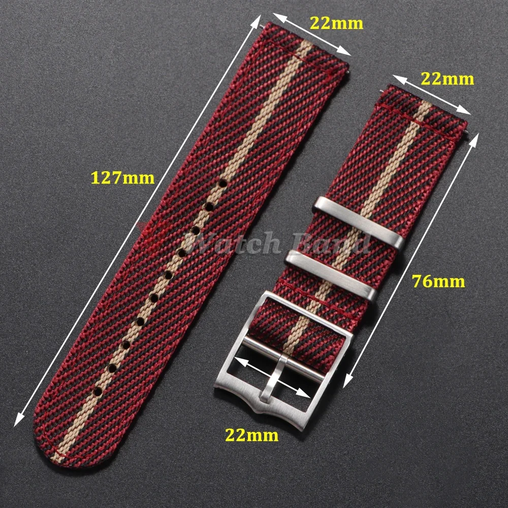 20 22mm Nylon Strap for Tudor  - Nato Strap Nylon 评论和价格
