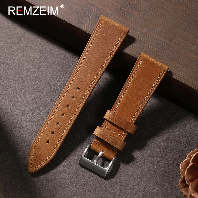 Crazy Horse Quick Release Leat - Leather Strap Quick Release 评论和价格