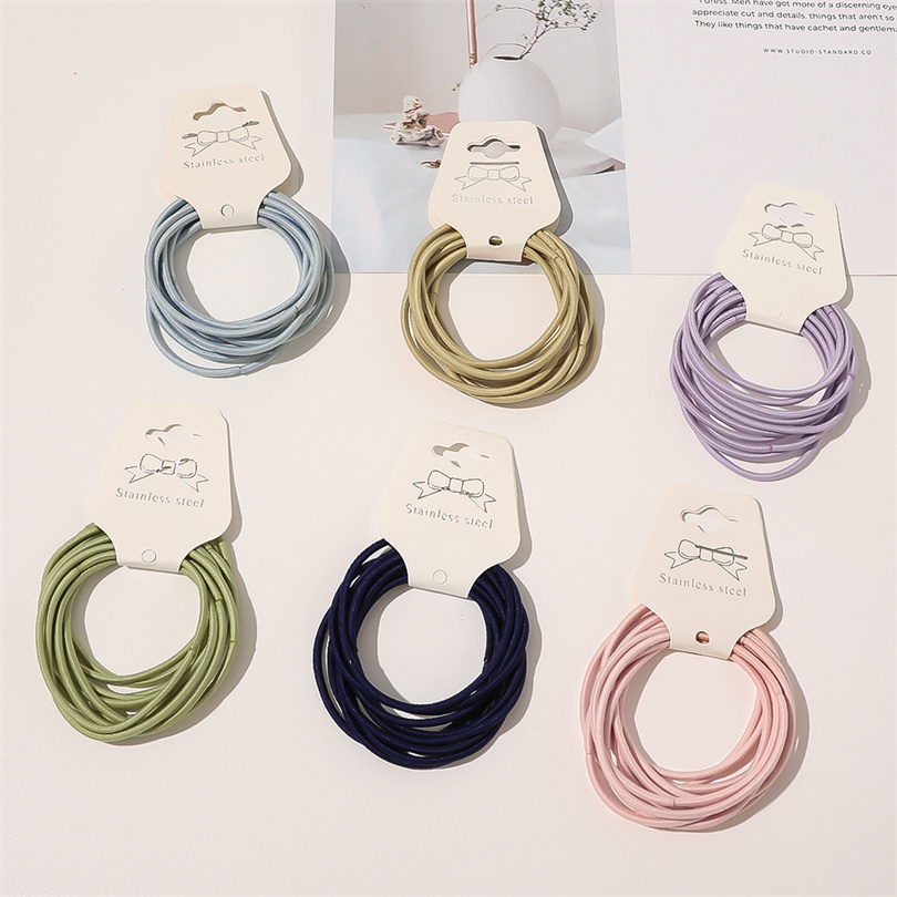 10PCS Women Girls Simple Basic - Silicone Band Women 评论和价格