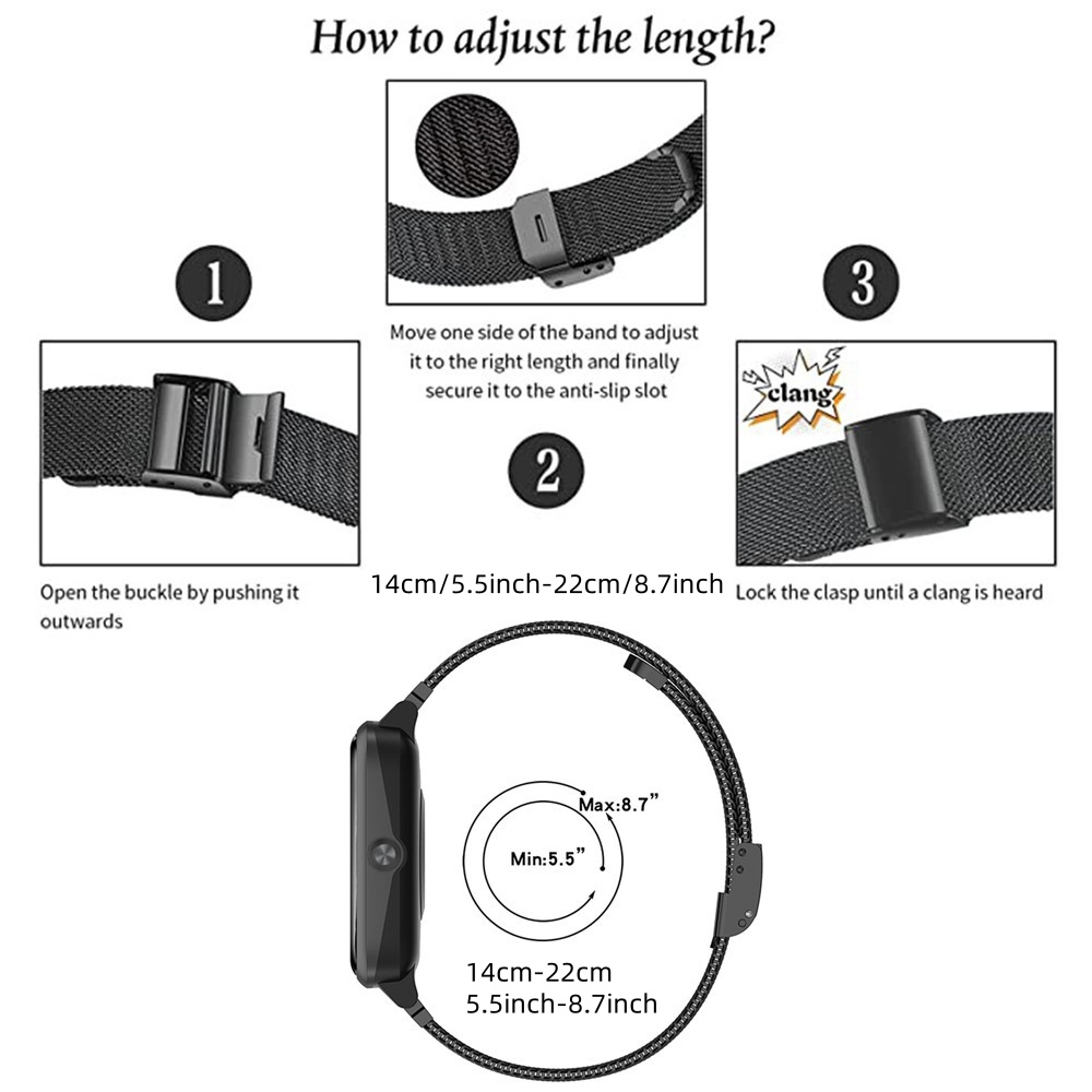 Metal Bands for CMF Watch Pro  - Mesh Strap Metal 评论和价格