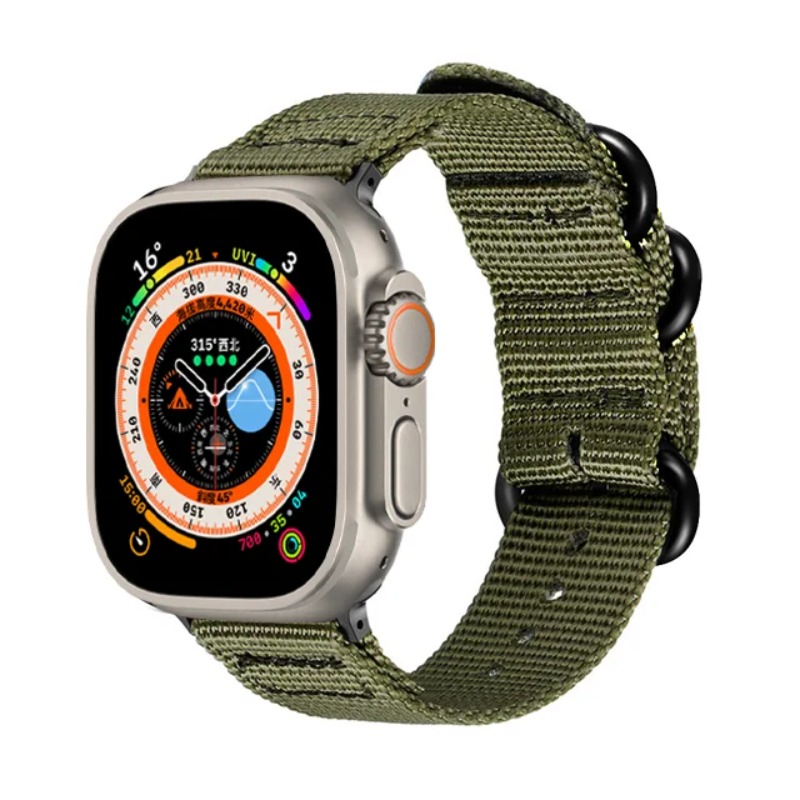 Nylon Canvas Strap For Apple W - Canvas Strap Watch 评论和价格