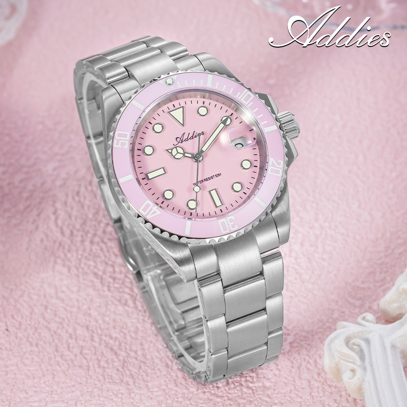 Addies New Women Watches Luxur - Butterfly Clasp Deployant 评论和价格