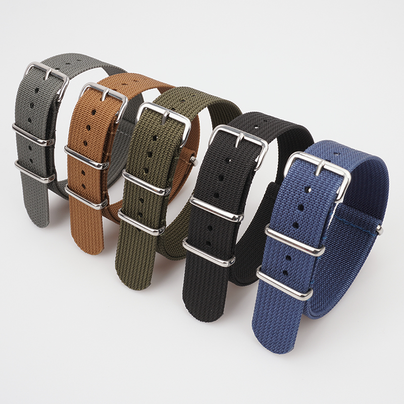 Ribbed Nylon Strap For Seiko M - Nato Strap Nylon 评论和价格