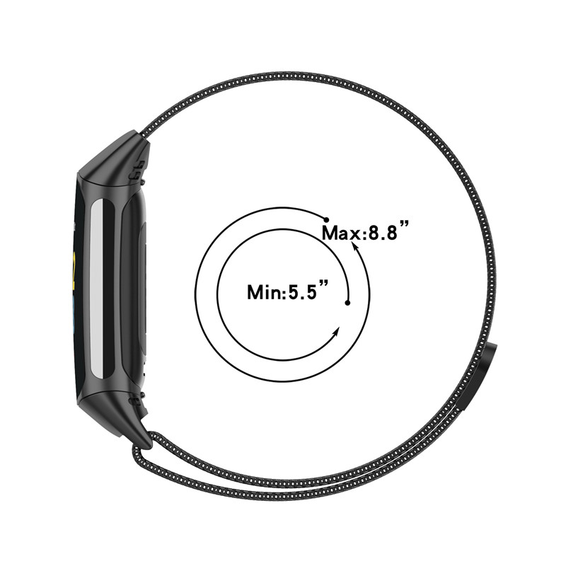 Metal Band For Fitbit Charge 5 - Milanese Loop Magnetic 评论和价格