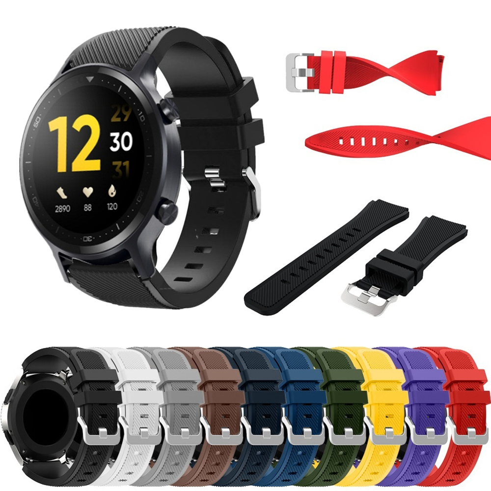 22mm Silicone Strap For Realme - Silicone Watch Band 22Mm 评论和价格