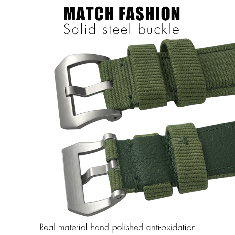 for Panerai 24mm New Nylon Wat - Canvas Strap Watch 评论和价格