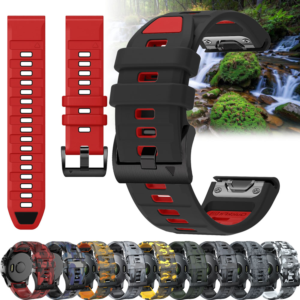 Fenix E 47mm Official QuickFit - Silicone Watch Band 22Mm 评论和价格