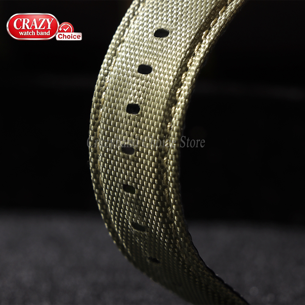 20mm 22mm Canvas Leather Weave - Canvas Strap Watch 评论和价格