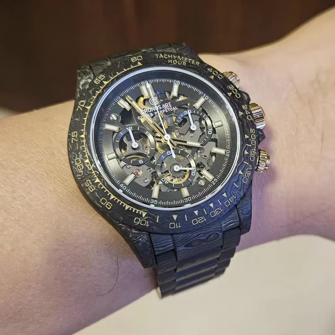 CRONUSART Men Chronograph Watc - Canvas Strap Watch 评论和价格