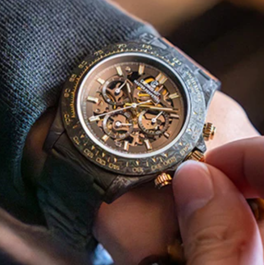 CRONUSART Men Chronograph Watc - Canvas Strap Watch 评论和价格